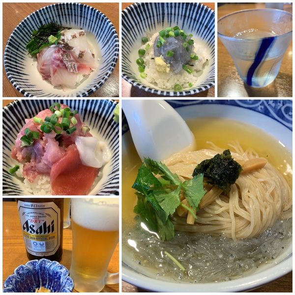 「【限定】生シラスと青海苔の冷やしそば(生シラス丼付)990円」@寿製麺よしかわ 川越店の写真