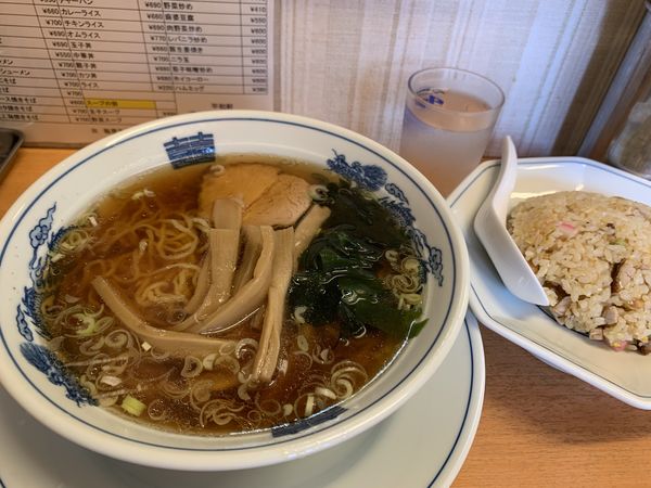 「半チャン・ラーメン」@平和軒の写真