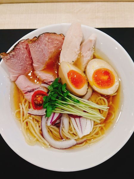 「和だしramen＋特上トッピング」@鶏白湯泡ramenたまきの写真