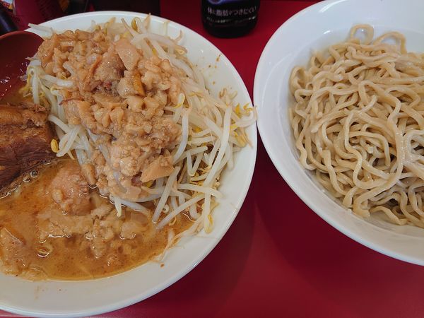 「小つけ麺 ヤサイアブラチョイマシ」@立川マシマシ 足利総本店の写真