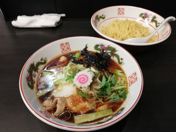 「肉汁トロロつけ麺（限定）」@中華麺きなりの写真