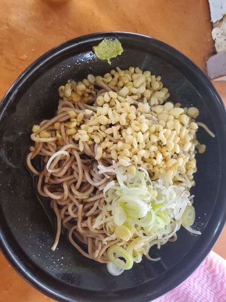 「冷したぬきそば370円」@土浦華月庵 上り店の写真