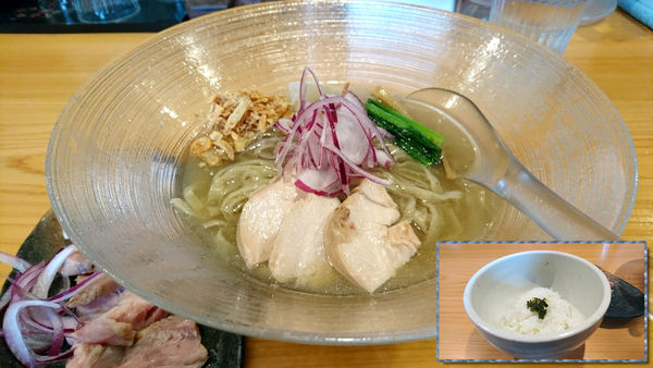 「【昼】限定：冷やしらぁ麺+お茶漬け+チャーシュー盛り」@麺屋 さくら井の写真