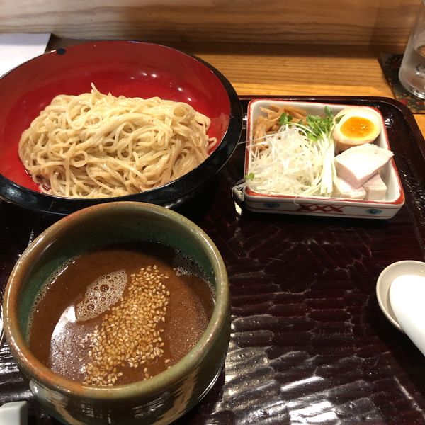 「濃厚魚介しょう油つけ麺　大盛」@おばんざいと中華そば 玉春の写真
