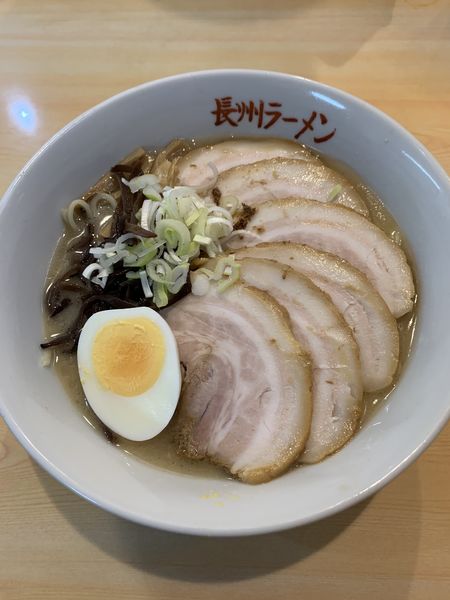 「チャーシュー麺」@長州ラーメン 万龍軒 新町店の写真
