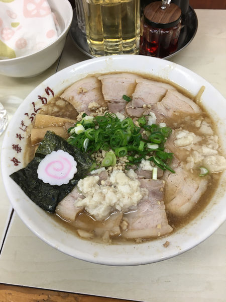 「背脂肉そば」@中華そば ふくもりの写真