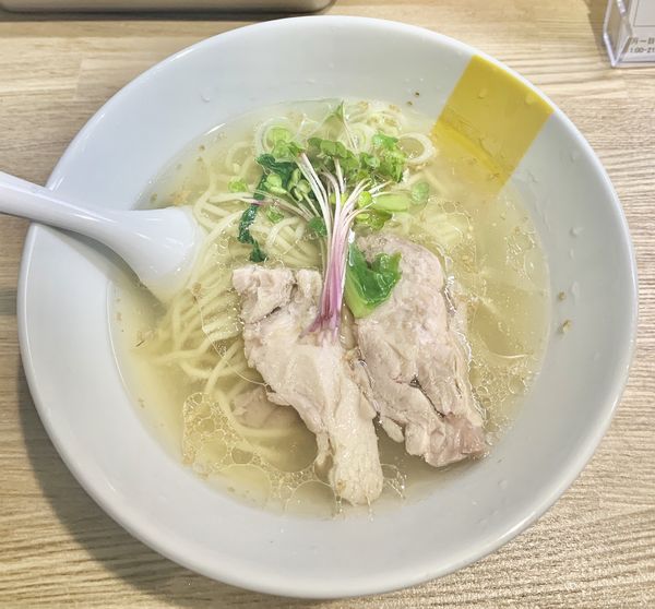 「塩生姜らー麺　¥850」@塩生姜らー麺専門店 MANNISH 亀戸店の写真