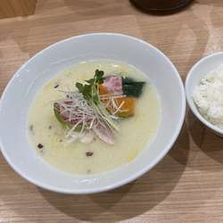 鶏白湯+白ごはん