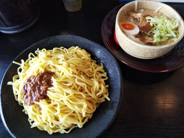 「【限定】たれ味噌つけ麺　（特盛３８０ｇ：同価格）」@ハルピン味噌らーめん 雷蔵の写真