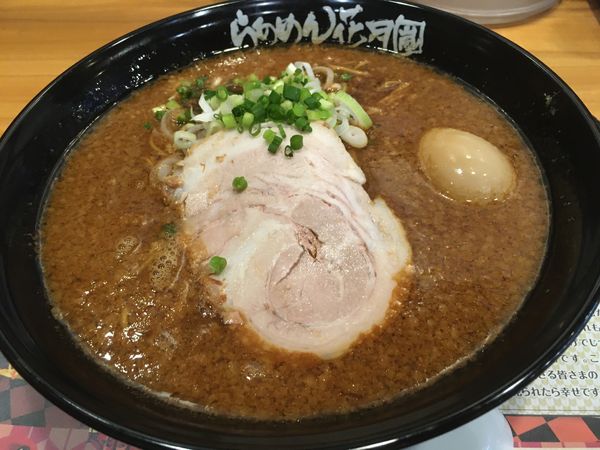 「嵐げんこつらあめん黒武者-大正浪漫編-」@らあめん花月嵐 武蔵中原店の写真