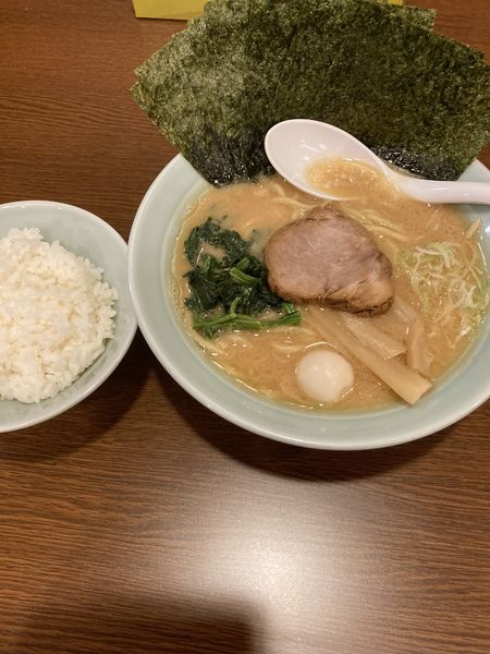 「醤油豚骨（750円）海苔（100円）半ライス（100円）」@らーめん伍縁 GOENの写真