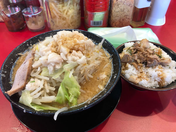 「コテ野菜ラーメン　チャーシューまぶし大盛」@家系ラーメン 王道 神道家の写真