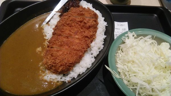 「ロースかつカレー 650円」@松のや 春日店の写真