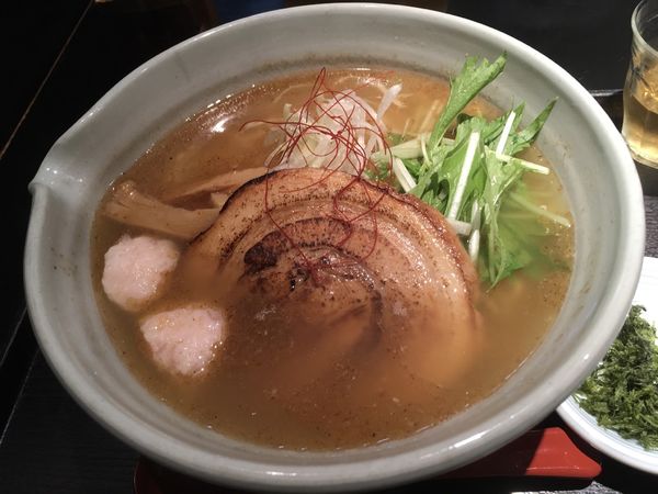 「銀笹らーめん（白醤油）」@麺処 銀笹の写真