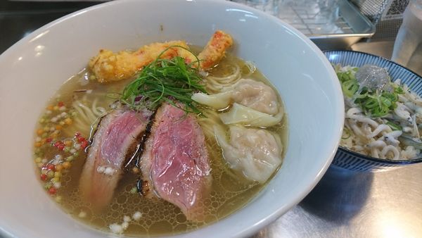 「【昼】5周年限定：蟹蟹Crab+山椒魚」@Bonito Soup Noodle RAIKの写真