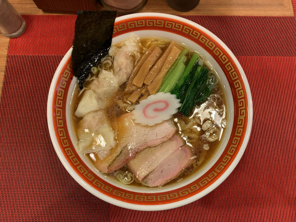 「ワンタン麺&日替わりご飯セット1150円」@麺創庵 砂田の写真