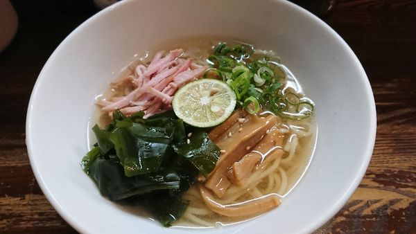 「冷やしイリコそば 850円」@中華そば いぶきの写真