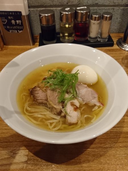 「限定 蟹と昆布出汁そば」@麺処 青野の写真