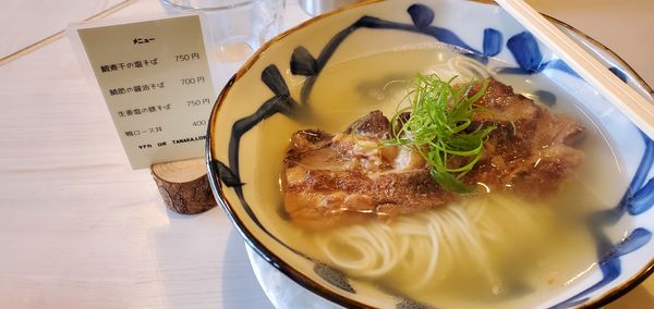 「鯛煮干しの塩そば」@タナカ ロボの写真