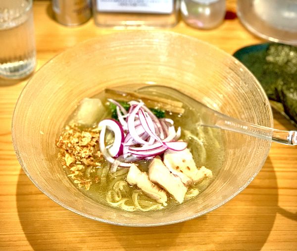「冷やし　煮干しらぁめん+お茶漬けセット」@麺屋 さくら井の写真