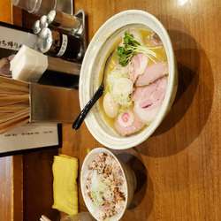 特製鶏そば&チャーシュー丼