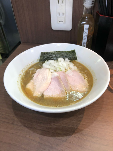 「煮干ソバ780円　和え玉220円」@Noodle&Spice curry 今日の1番の写真