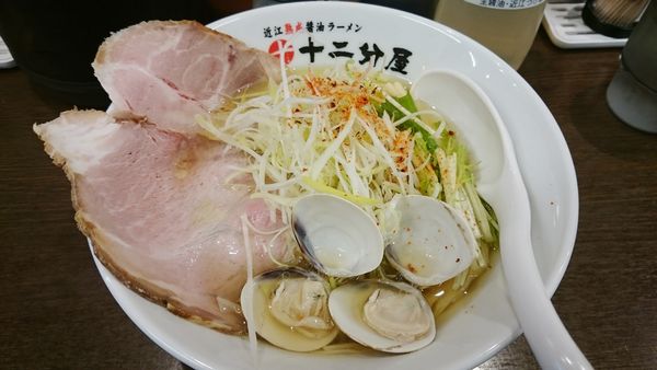 「蛤醤油（780円）＋十二分屋丼（250円）」@十二分屋 蒲田店の写真
