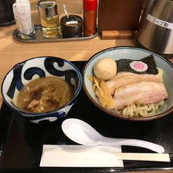 味玉濃厚豚骨魚介つけ麺