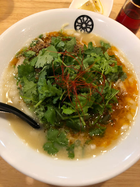 「パクチー台湾ラーメン　870円」@葵春堂の写真