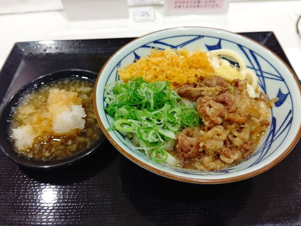 「鬼おろし肉ぶっかけ(並盛)690円」@丸亀製麺 イーサイト高崎店の写真