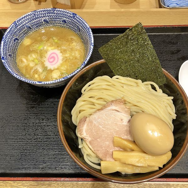 「つけめん（並）￥７３０＋味玉」@舎鈴 東京サンケイビル店の写真