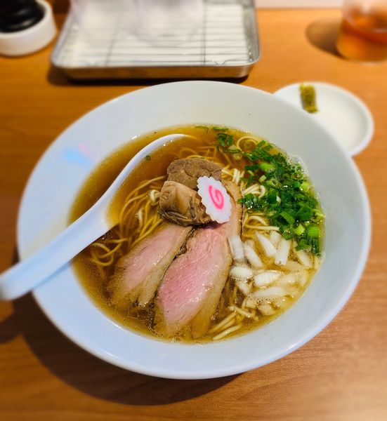 「鴨清湯煮干（醤油￥800）」@麺屋 上々の写真