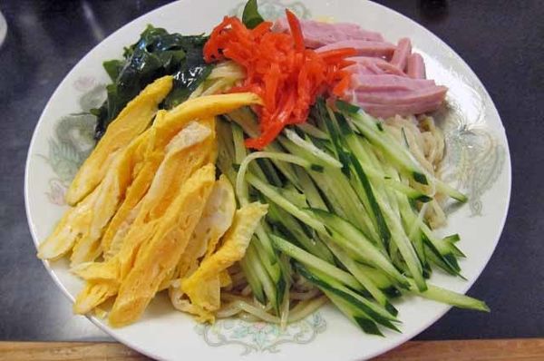 「冷やし中華　800円」@大釜 本店の写真