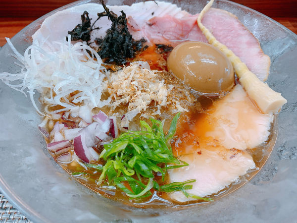 「煮干し鰮冷やし　醤油」@麺や 睡蓮の写真