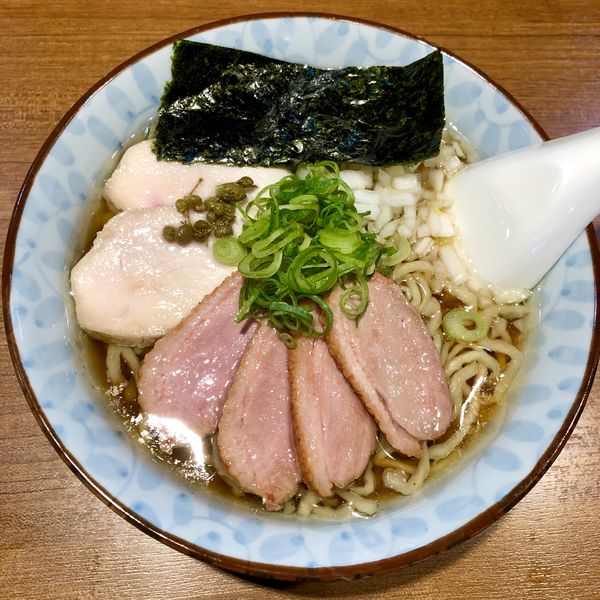 「【限定①】山椒と鴨の中華そば￥950」@寿製麺よしかわ 川越店の写真