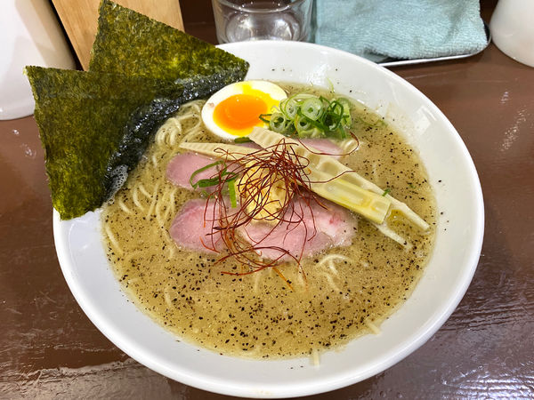 「レバー鶏白淡」@中華そば うお青の写真