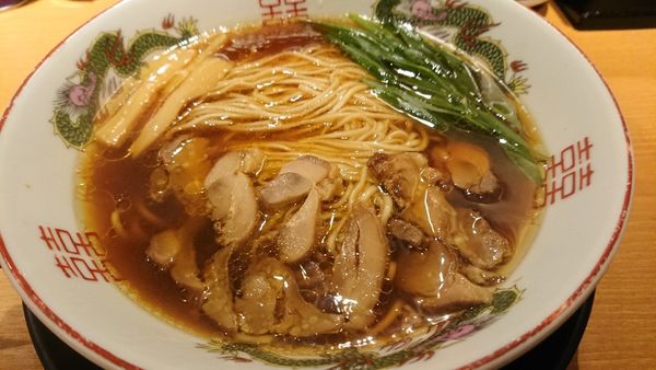 「かしわそば 830円」@ふじい 難波千日前店の写真