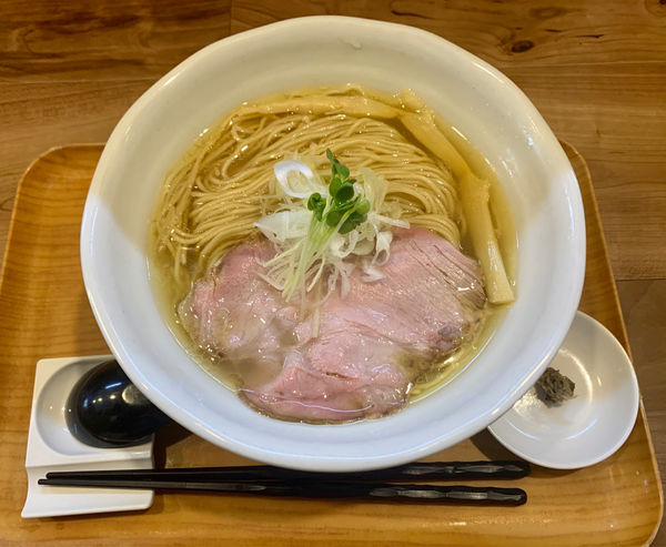 「塩と貝のラーメン」@ラーメン 健やかの写真