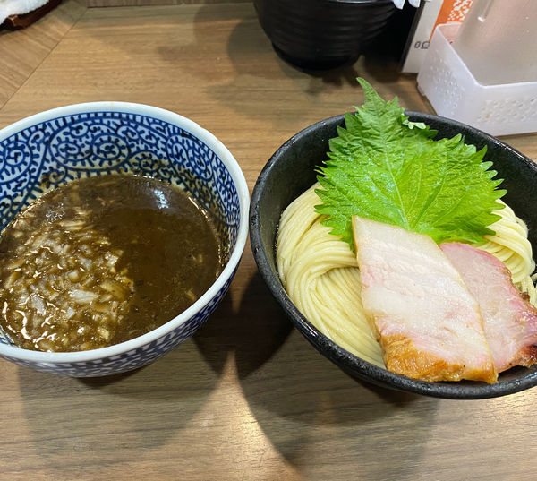 「烏賊煮干しつけ麺 昆布水麺version」@煮干しつけ麺 宮元の写真