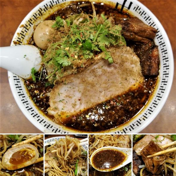 「スパイスラーメン(カスタム) 1250円」@スパイス・ラー麺 卍力 秋葉原店の写真