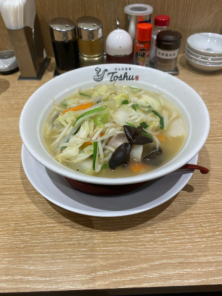 「野菜たっぷり塩タンメン539円」@れんげ食堂 Toshu 本八幡店の写真
