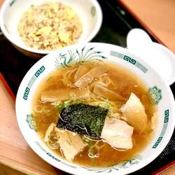 中華そば+半炒飯+餃子セット