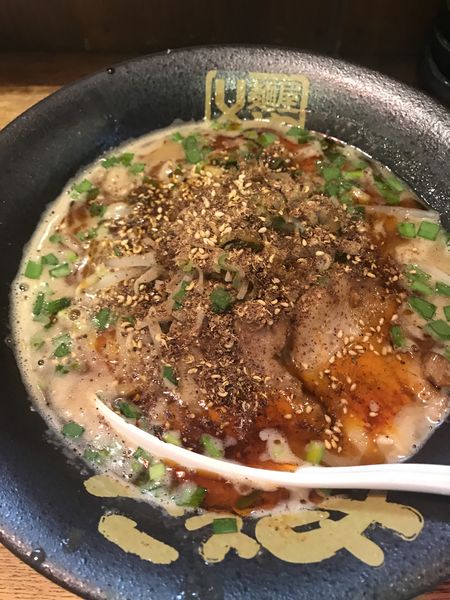 「閻魔ラーメン、痺れ増し」@三代目やっとこ 六天魔の写真