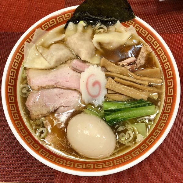 「ワンタン麺￥930＋味玉チャーシュー￥300」@麺創庵 砂田の写真