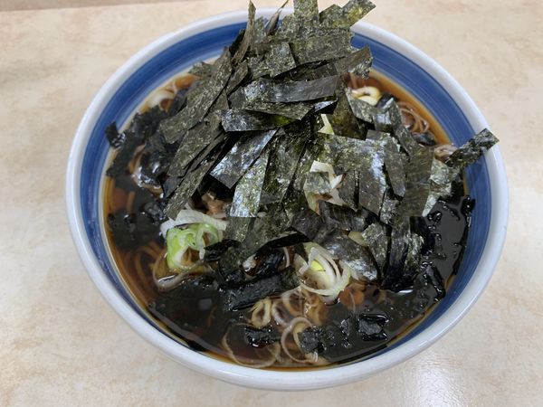 「花巻納豆そば 520円」@立喰 はせ川の写真