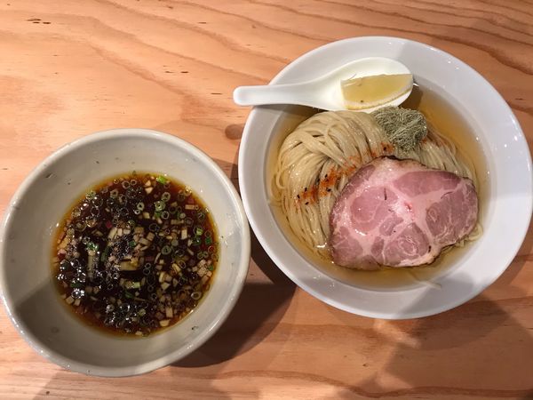 「つけそば・鶏醤油 1,000円、大盛 100円」@麺尊RAGE RENEGADESの写真