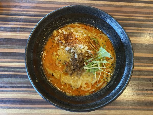 「スパイシー・カレー担々麺（辛3）880+ご飯100」@Chinese Dining 胡食 ~kokuu~の写真