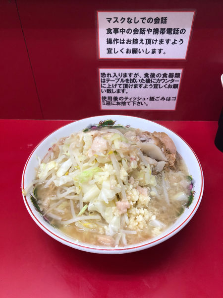 「小ラーメン　(ニンニク、アブラ) 780円」@ラーメン二郎 京急川崎店の写真