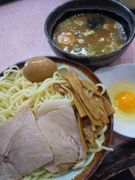 「もりそば770円生玉子50円(麺カタメ)」@所沢大勝軒の写真