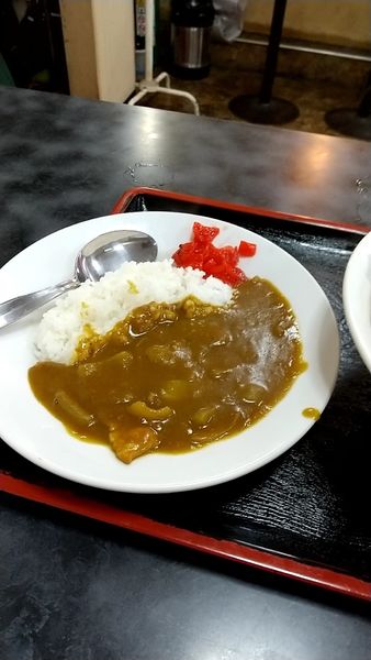 「カレーライス（Ｂセットとして）」@中華そば 福本屋の写真